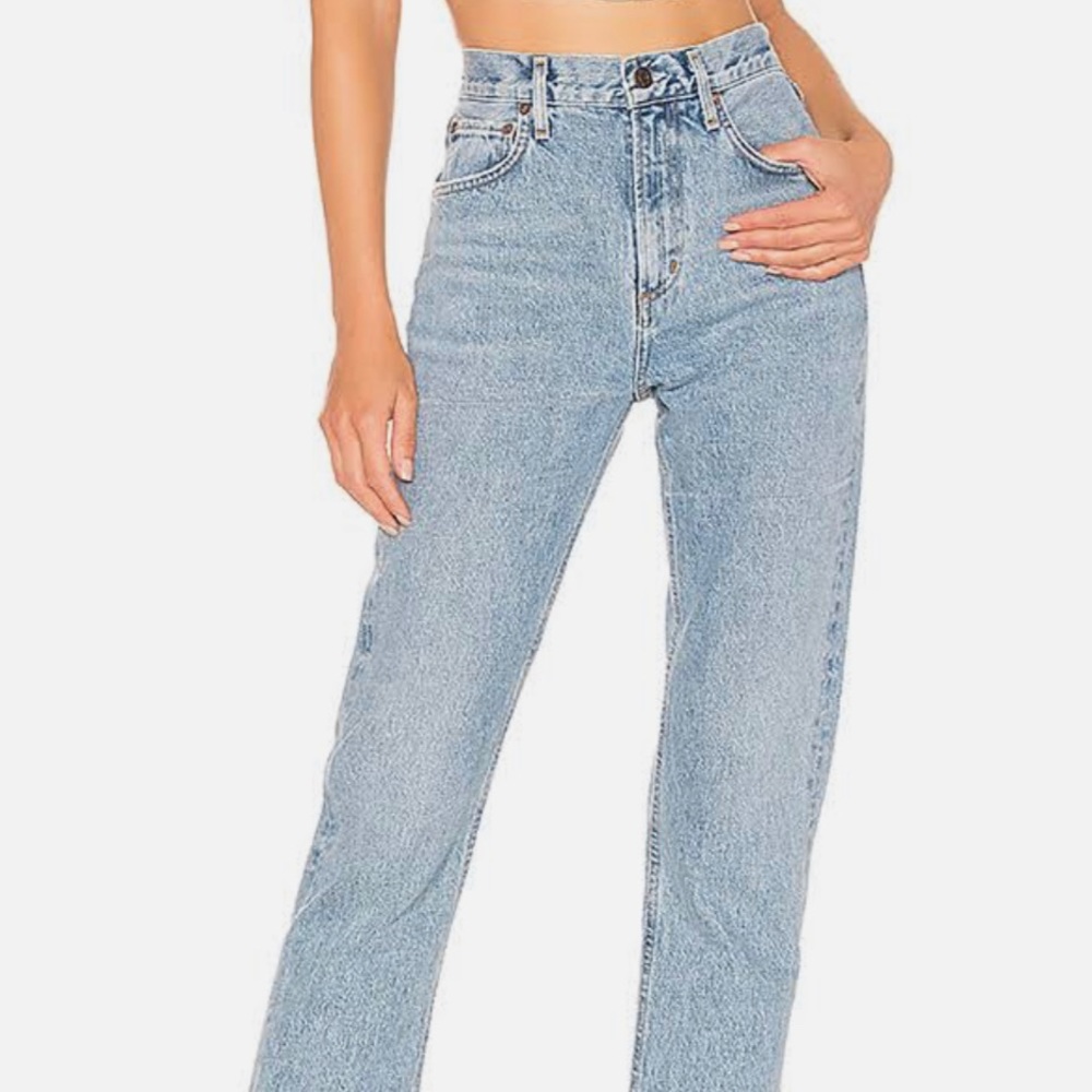 Agolde Cherie High Rise Straight in size 25